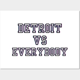 Detroit lions vs everybody Posters and Art